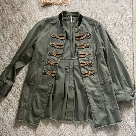 Free People Military Passenger Jacket 